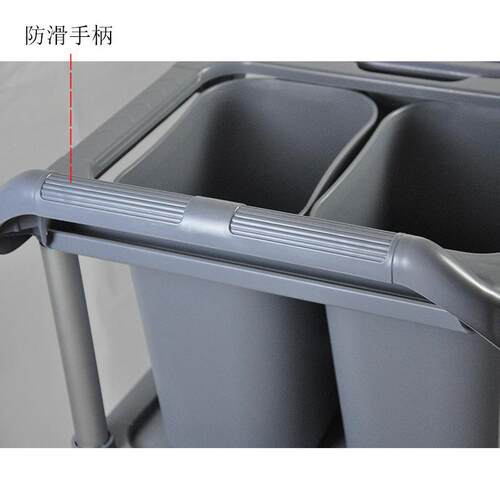 塑料收功餐车收碗t1218车碟五斗收集多能手推轮酒店食车堂清洁收