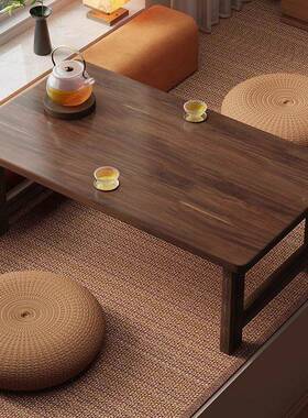 中式折叠茶用几家阳台床R38飘书窗茶桌炕桌榻榻米小桌子上桌边几