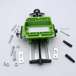 迷你台模钻台型打磨配件SVV模型制滑作工作台铣可调十字床滑台