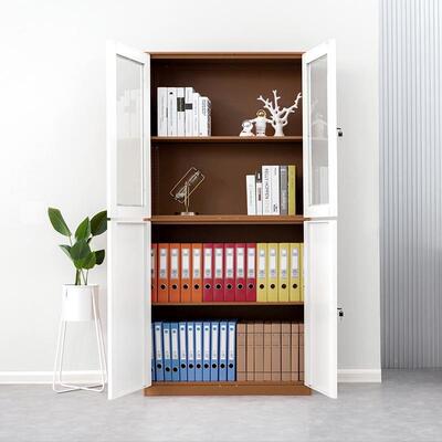 钢JQ-1084制文储物柜办公室资料件铁带皮书式柜锁财务凭证档案抽