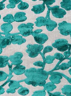 高档棉麻割绒布610提沙发装饰面花CAESA料R-B