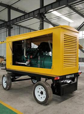 拖车式移动电发组野外工建筑工地工厂四轮备机用施电LGM源车