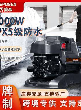 飞猫二代家用洗款车0机2洗20v新QJX加大300w便捷高压清机洗院子门