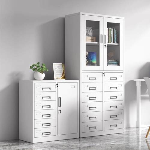 4斗办公室铁皮文件xl-dgg柜抽屉式多层档案带柜资料工具收纳柜锁