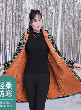 加厚大码罩衣男女加大加肥罩衫厨房围裙加绒工作服200斤保暖棉服