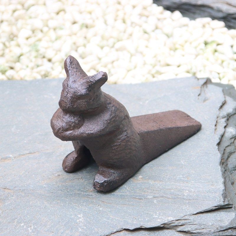 创意铸铁可移动门塞顶铁艺门挡门器防夹阻门家用防风防撞免打孔