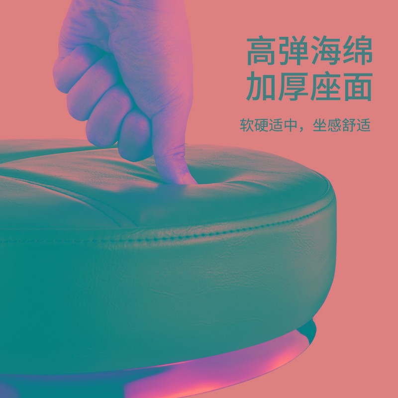 美容美发凳子理发店发廊专用剪发椅子升降旋转滑轮化妆凳子大工凳