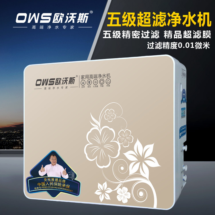 欧沃斯净水器 家用直饮OWS-B超滤净水机台式厨房自来水五级过滤
