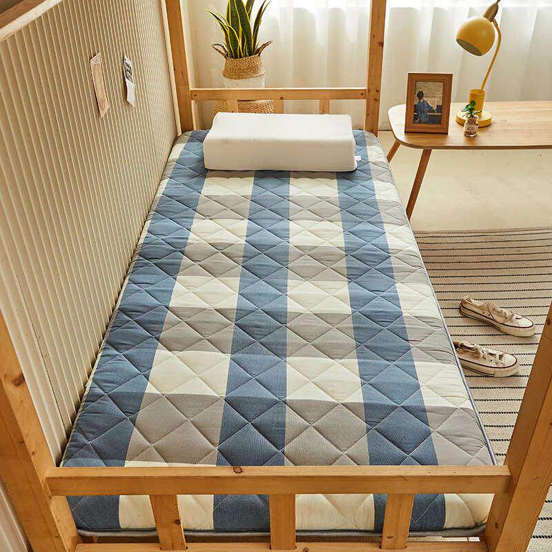 宿舍床垫夏季凉席垫子学生褥子榻榻米垫被0.9双面1.9加厚纯棉可用