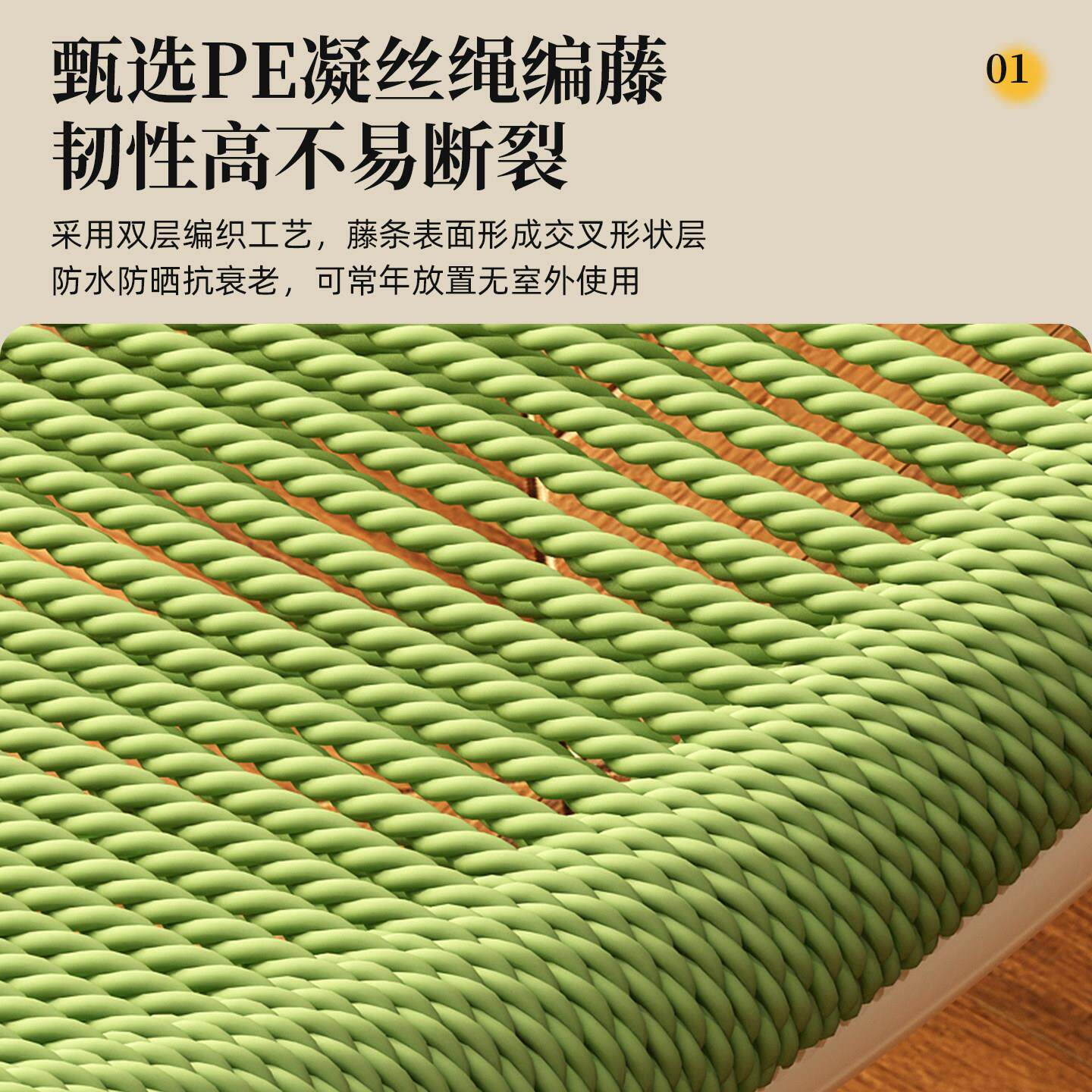 摇摇椅藤躺椅成人椅可睡觉阳台懒人椅家wzy-yy-2用户休椅闲椅外子