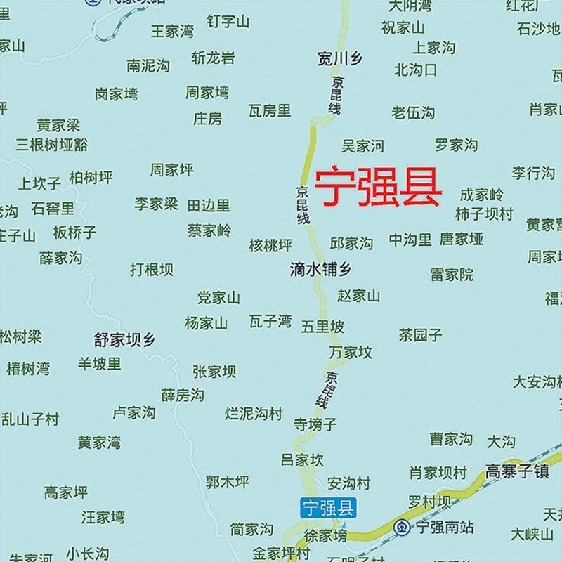 2025新款汉中市地图贴图办公室挂图高清防水墙壁贴超大装饰画定制