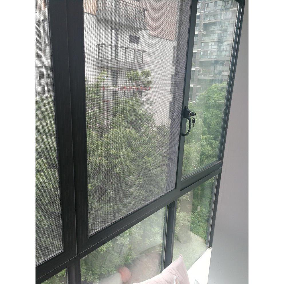 成都 左右推拉纱窗 不锈钢高清网防蚊纱窗 防猫窗网纱窗防鼠