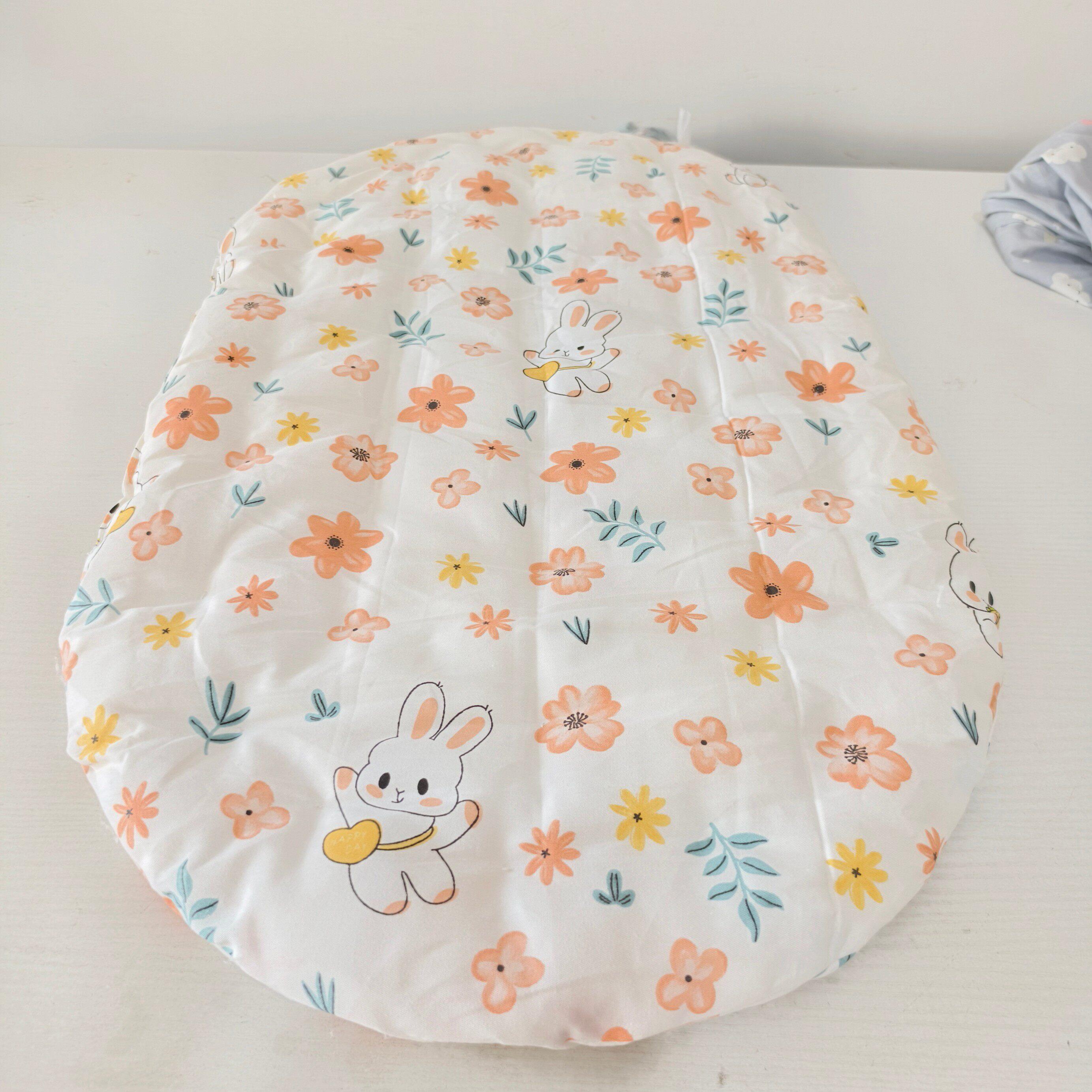 椭圆新生婴幼儿童床垫棉花被褥睡篮提篮摇篮摇窝垫子宝宝推车床垫