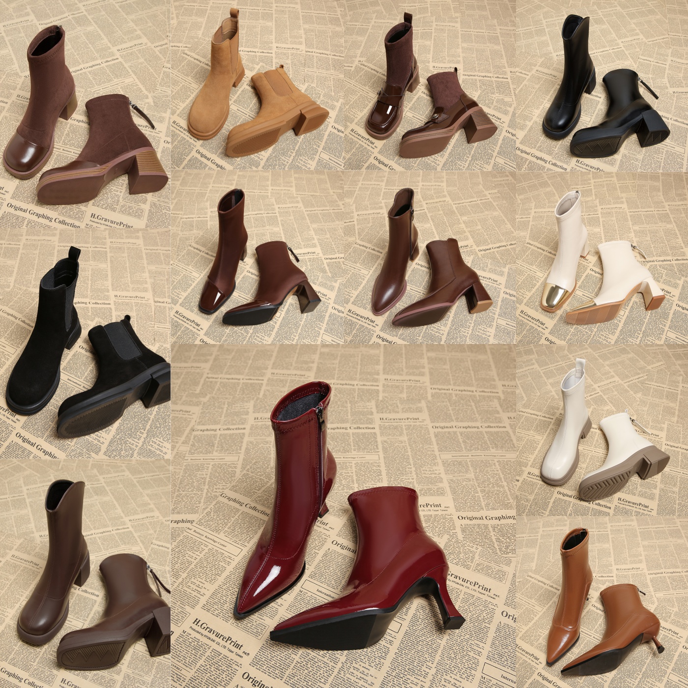 高级感清仓短靴女~35-41