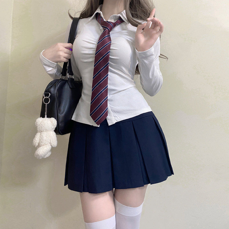 学姐收腰衬衫原创JK制服