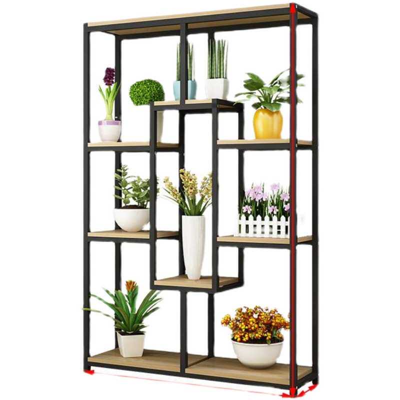 方格创意落地置物架花店花束架收纳架整理陈列柜多层展示架酒瓶