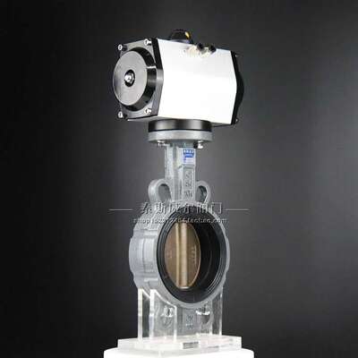 GT气动对夹式脱硫蝶阀D671XH-10/16C2507耐高温专用电厂脱硫板