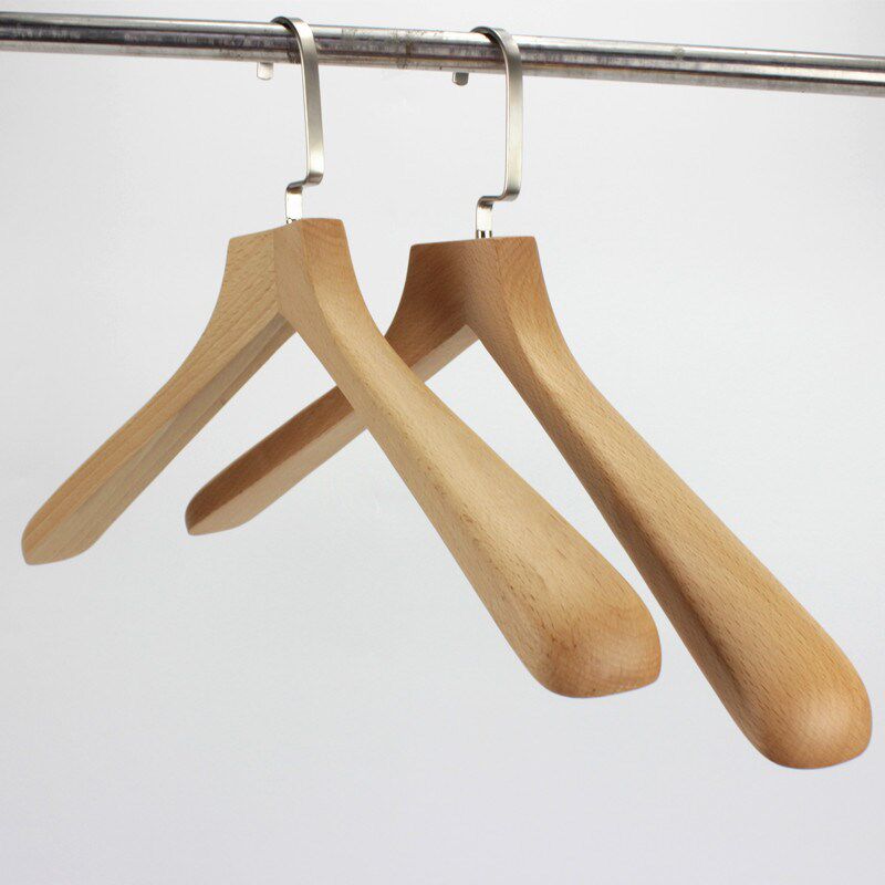 德国进口榉木一级出口原单加大加长衣架男士西服加厚加宽衣架,收纳整理,木质衣架,淘宝优惠券,粉丝福利购,淘宝优惠卷
