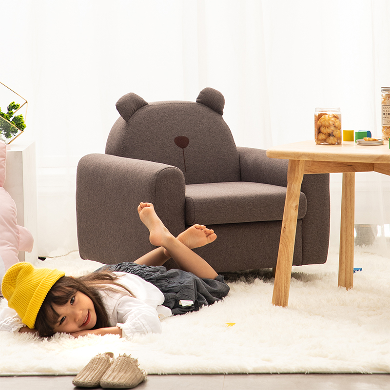 儿童沙发座椅卡通沙发椅女孩看书阅读角可爱公主宝宝单人小沙发