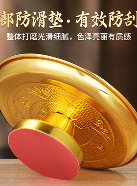 纯黄铜供果盘贡品盘供佛用品果盘合金供奉观音上财神前家用果盘佛