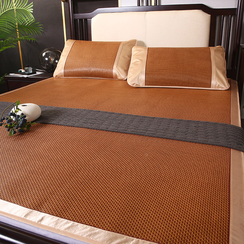 双面凉席1.8x2.0m可折叠冰丝夏季席折叠式床1.5米1.35200双人90藤