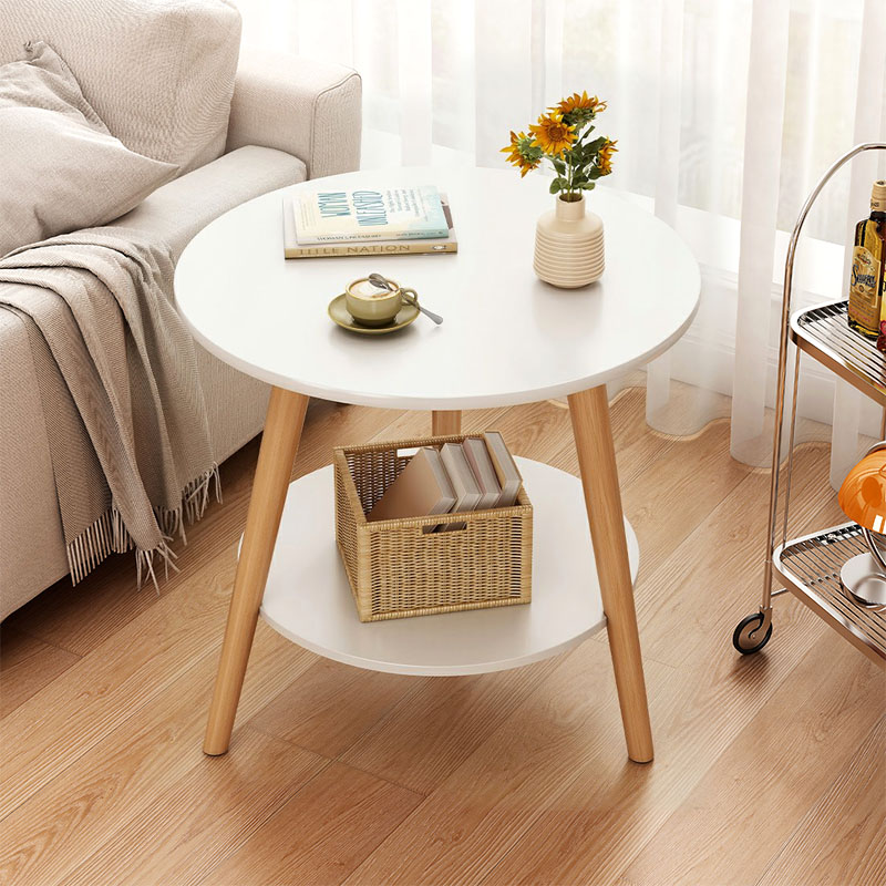 小圆桌边几茶几家用客厅小户型沙发卧室床头小桌子阳台角几迷你桌