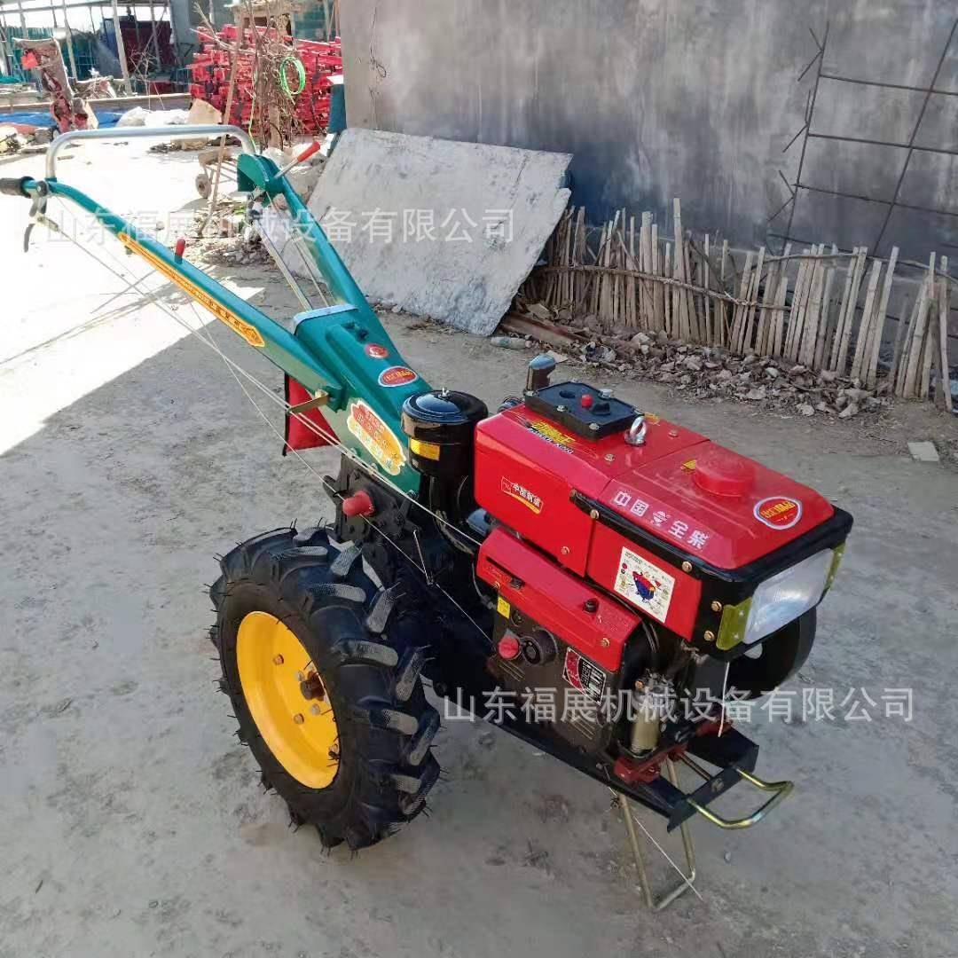开垦荒地手扶田园管理机 农田手扶拖拉机8-12马力手扶拖拉机