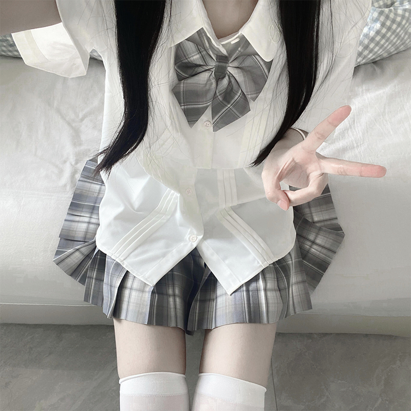 正版白皇后jk制服裙套装