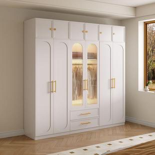 法式 红网衣柜卧室家用书桌妆台体一OUC收纳柜子小梳户型六门四门