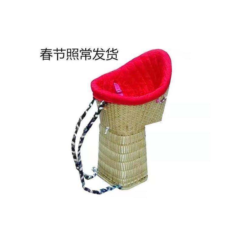 纯手工背娃娃竹编背篓四川婴儿童背篼新品竹天然小孩宝宝四季通用