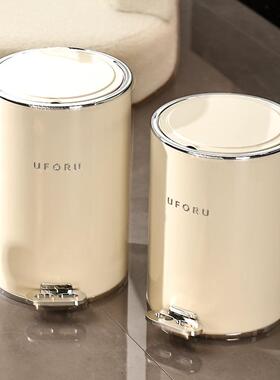值KI9纳S轻F77M8TS8奢高颜垃圾桶家用客厅卫生间厨房收桶大量带盖