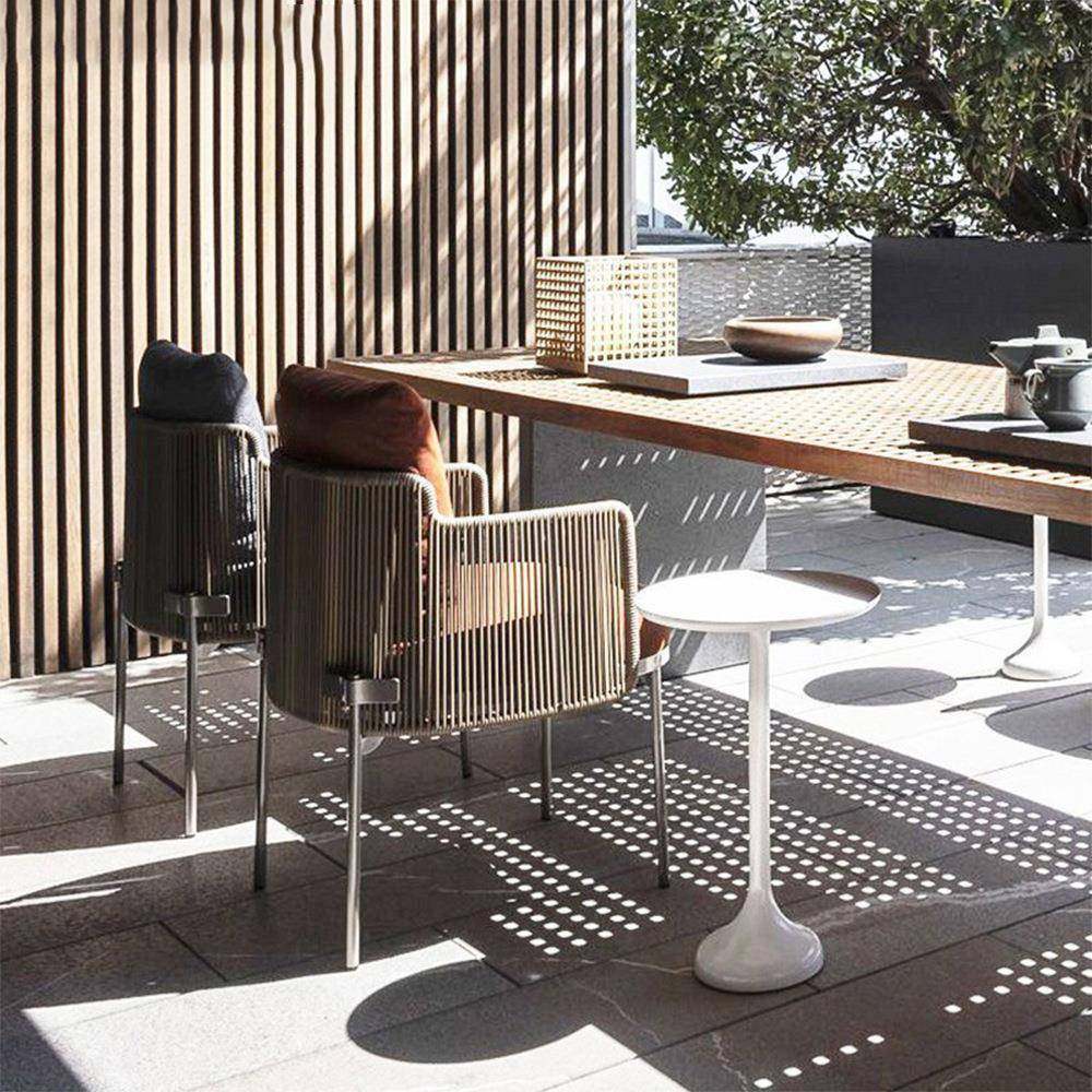 户咨询客服外桌椅阳藤编庭露院天花园室外藤椅闲防晒防水台休柚木