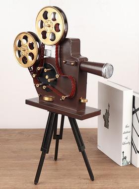 照复古0年代老式支架放映机模型摄影视86023拍创意道具旧装怀饰品