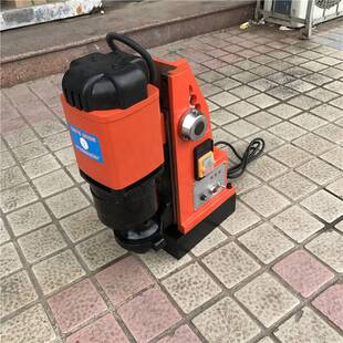 磁力钻工业级磁座钻 便携磁吸钻孔机多功能磁座钻 正反转攻丝钻