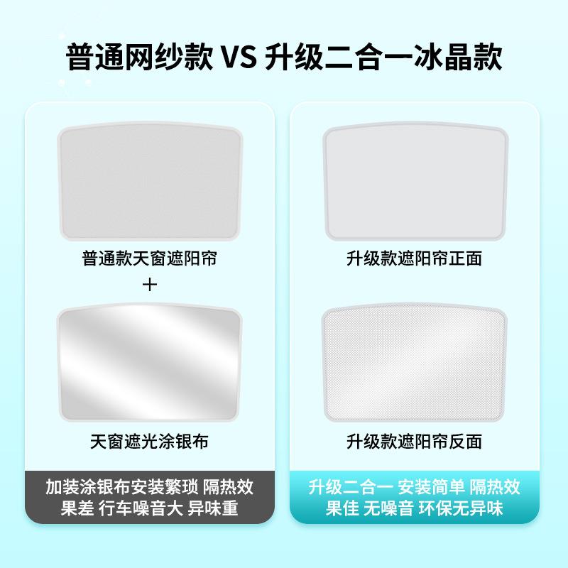 能源岚图FREE专车专用车顶内饰天窗64931天阳幕新纳隔米冰晶热遮