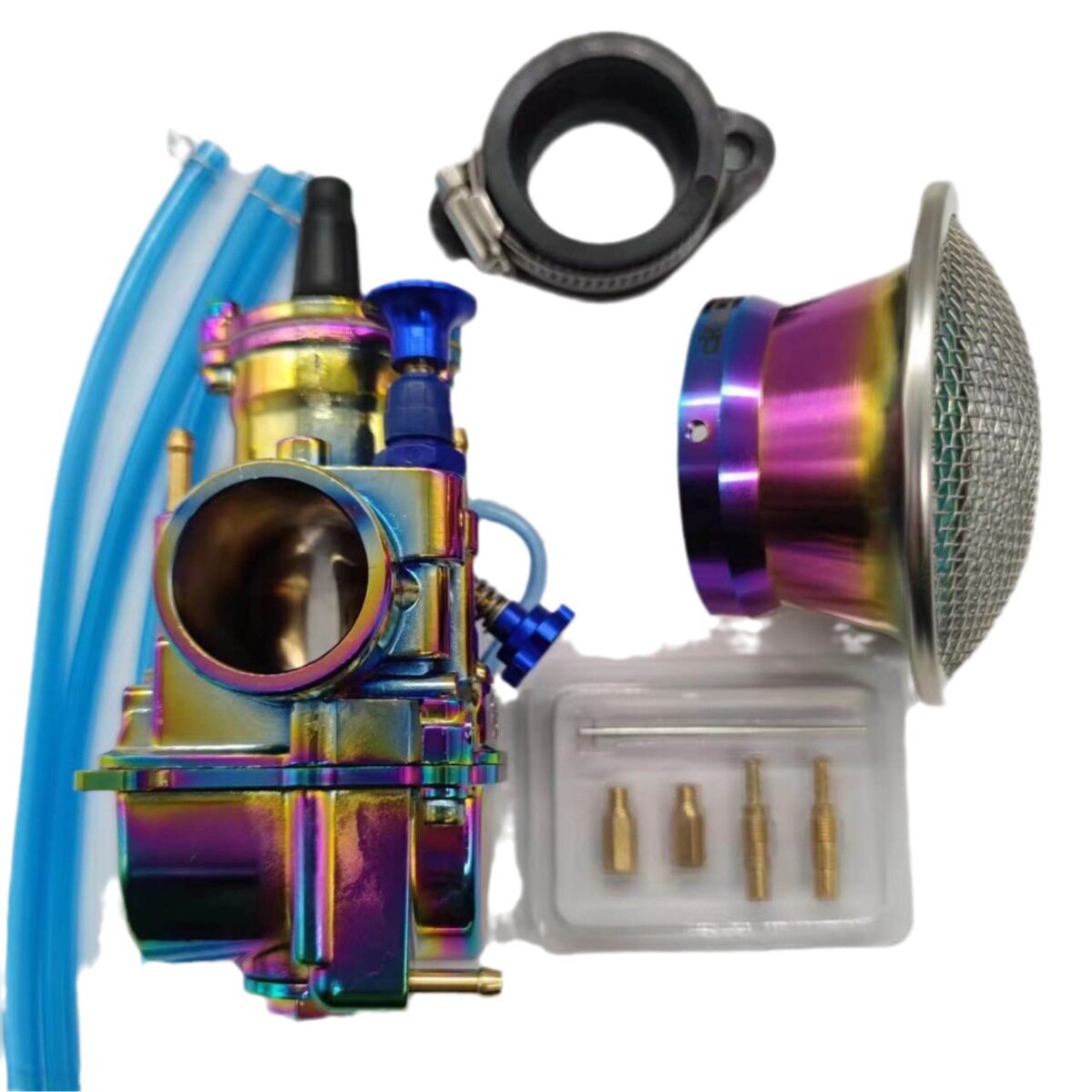 墨西哥美客多热销:125cc-250cc motor 改装化油器 PWK34 镀彩色