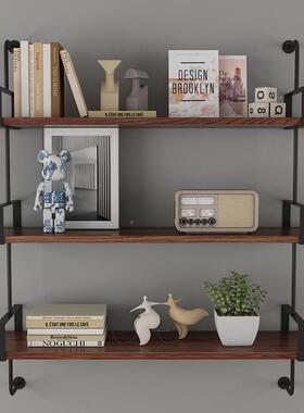 美式复古墙置物架承重强铁上46903一艺字隔力板工业风理发简约壁