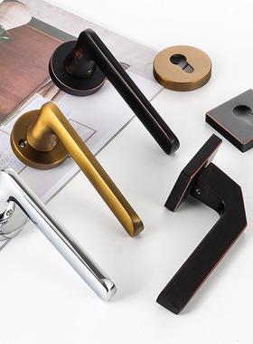 静音内门内锁室体家用锁具机械房门锁EOG卧室门卫生间室分锁通用