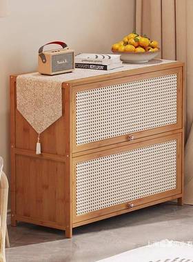 实木架家用防尘置物网红架儿童书储物柜角落书柜非带门收GEE纳柜