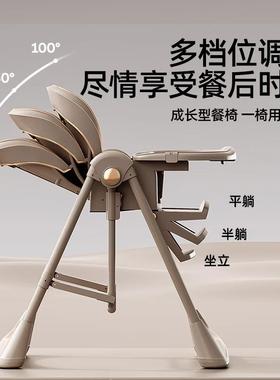 婧宝宝餐椅儿多功能家Jyp14084可折叠用便携婴吃饭餐桌座椅儿麒童