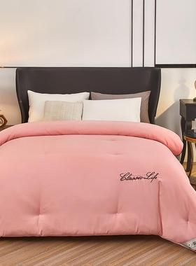 2订025蚕春丝被刺桑蚕丝被秋DUQ被冬季二合一子母被手工花蚕绣丝