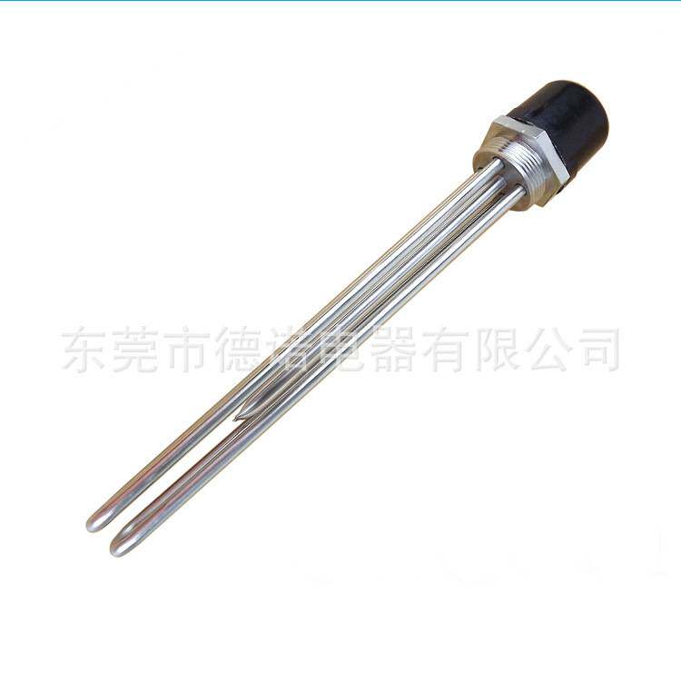 开水器水用加热管 不锈钢，耐酸碱发热管 法兰电加热管带保护盖子