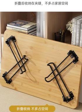 可折叠飘窗小桌子桌炕用实木家长方形床上台矮桌飘窗电脑VTQ阳桌