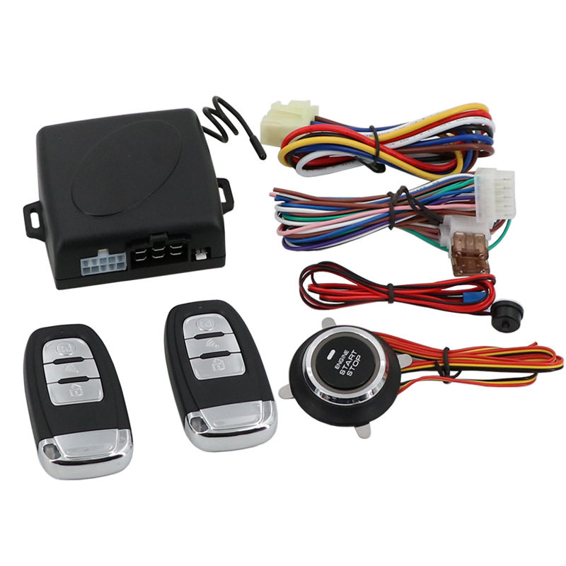 汽车防盗报警遥控远程启动改装一键启动系统遥控中央门锁功能通用