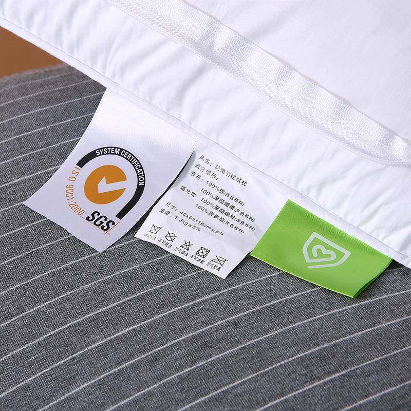 全棉记忆枕合一羽丝绒可二卸调节高MSF2023-度慢护拆颈枕芯回弹枕