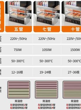 新款烤肠机腿热机30667商用摆摊台全自动烤香肠小狗型家用式烤火