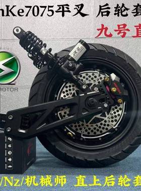 电机12寸率2000W300W大功电摩电机e九0号直上AnK平叉后轮套装1910