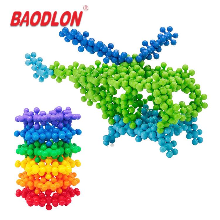 BAODO宝德龙玩桌具梅花积木664N幼儿L园面玩具