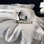 2026新款 100支双股长绒棉全棉纯棉刺绣四件套轻奢