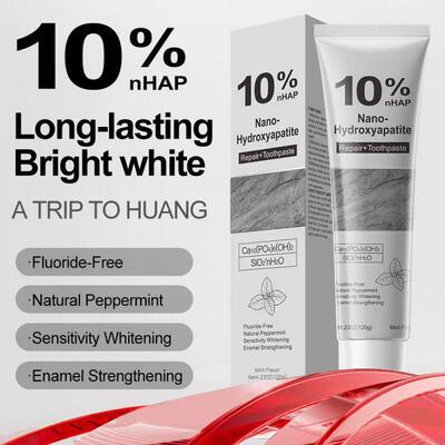 现货10% Nano-Hydroxyapatite Toothpaste,10%纳米羟基磷灰石牙膏
